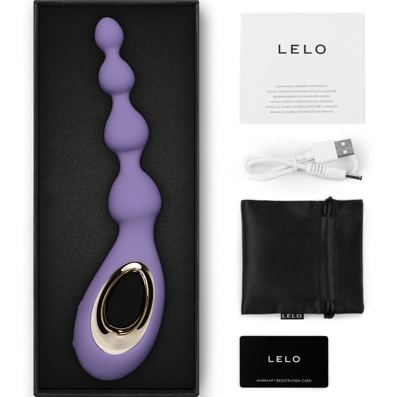 LELO - SORAYA BEADS VIOLETT ANALMASSAGER