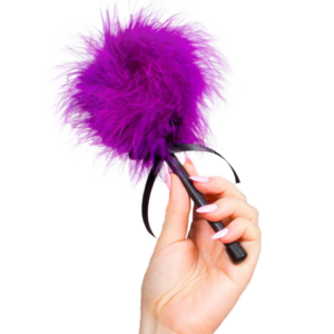 SECRETPLAY - Rosa Lila Marabou-Staubtuch