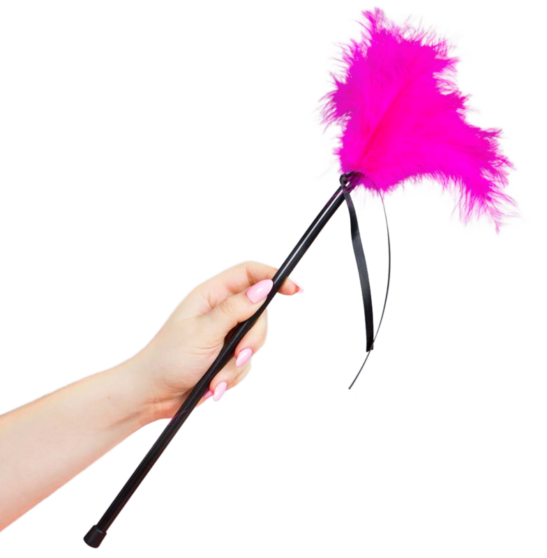 SECRETPLAY - Rosa Federn 40 cm
