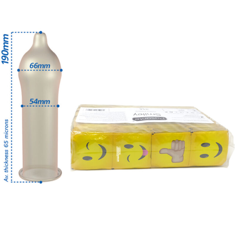 PASANTE - Kondome Smiley Beutel 144 Einheiten