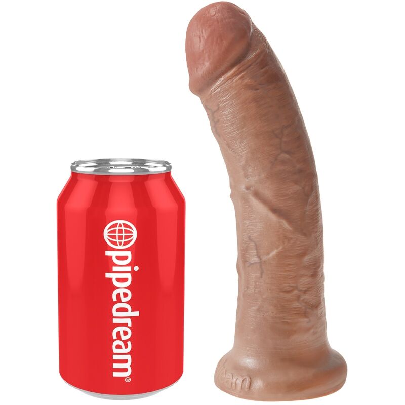 KING COCK - Realistischer Penis 19,5 cm Karamell
