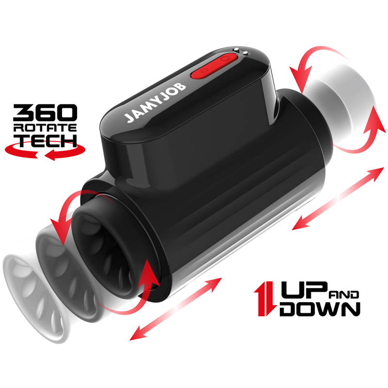 JAMYJOB - VORTEX-STOß- UND 360-DREHBARER TECH-TURBO-MASTURBATOR