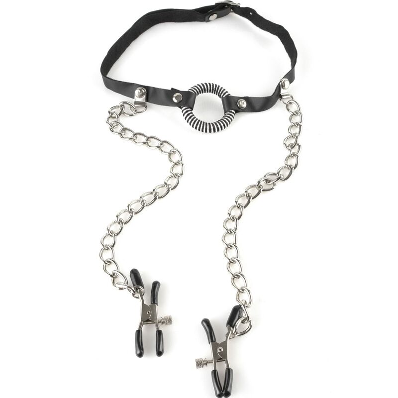 FETISH FANTASY SERIES - SERIE - Gag mit Nippelklemmen