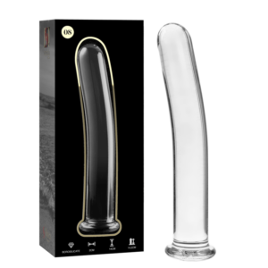 NEBULA SERIES BY IBIZA - MODELL 8 DILDO BOROSILIKATGLAS KLAR 14,5 CM -O- 2 CM