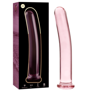 NEBULA SERIES BY IBIZA - MODELL 9 DILDO BOROSILIKATGLAS ROSA 15,5 CM -O- 2,5 CM