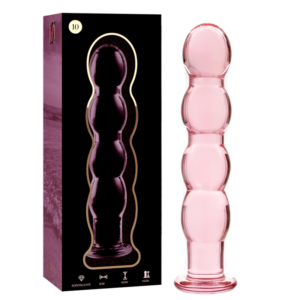 NEBULA SERIES BY IBIZA - MODELL 10 DILDO BOROSILIKATGLAS ROSA 16,5 CM -O- 3,5 CM