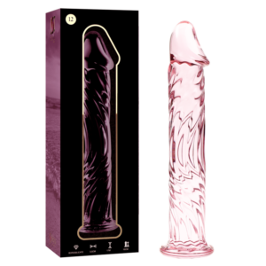 NEBULA SERIES BY IBIZA - MODELL 12 DILDO BOROSILIKATGLAS ROSA 17 CM -O- 3,5 CM