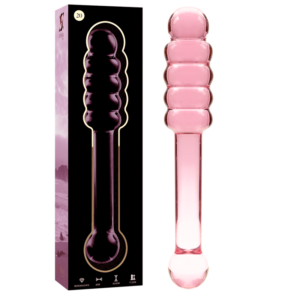 NEBULA SERIES BY IBIZA - MODELL 20 DILDO AUS BOROSILIKATGLAS ROSA 20,5 CM -O- 3 CM