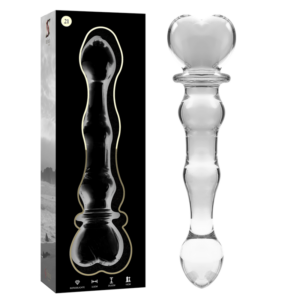 NEBULA SERIES BY IBIZA - MODELL 21 DILDO BOROSILIKATGLAS KLAR 20,5 CM -O- 3,5 CM