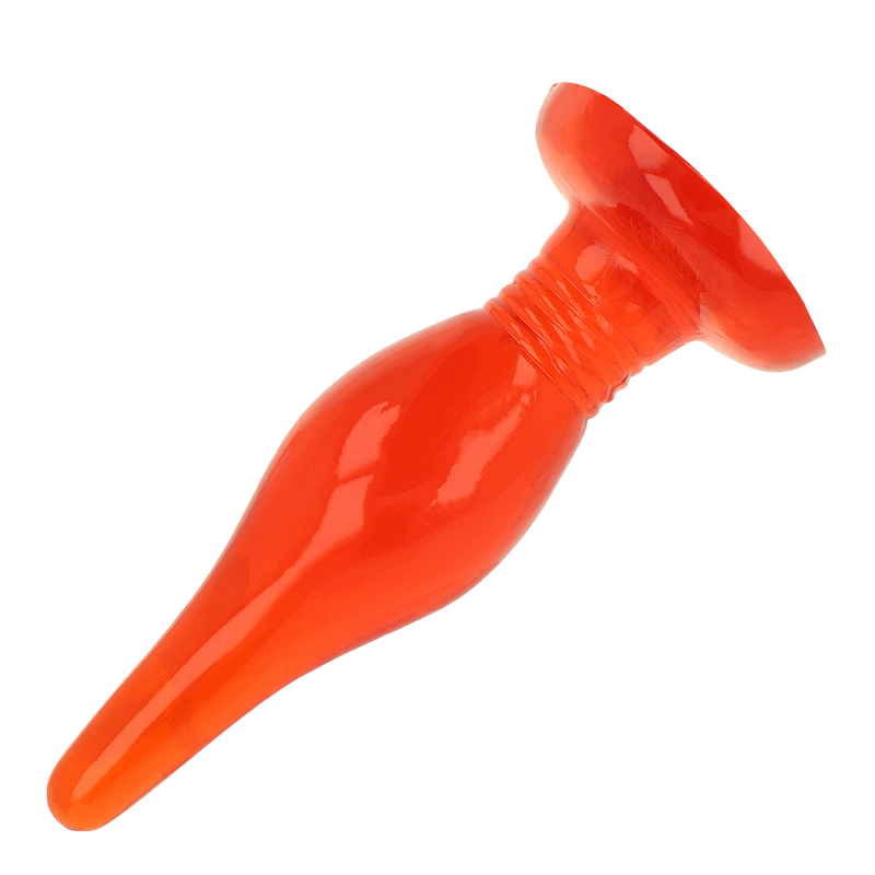 BAILE - Roter Soft Touch Analplug 14,2 cm