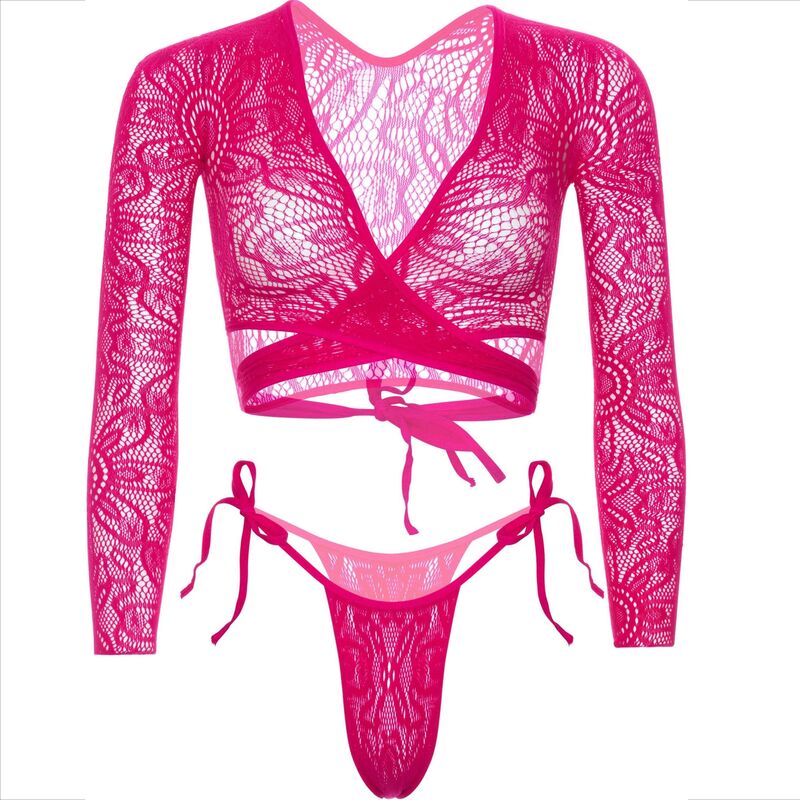 TOP CROP SPITZE MIT TANGA