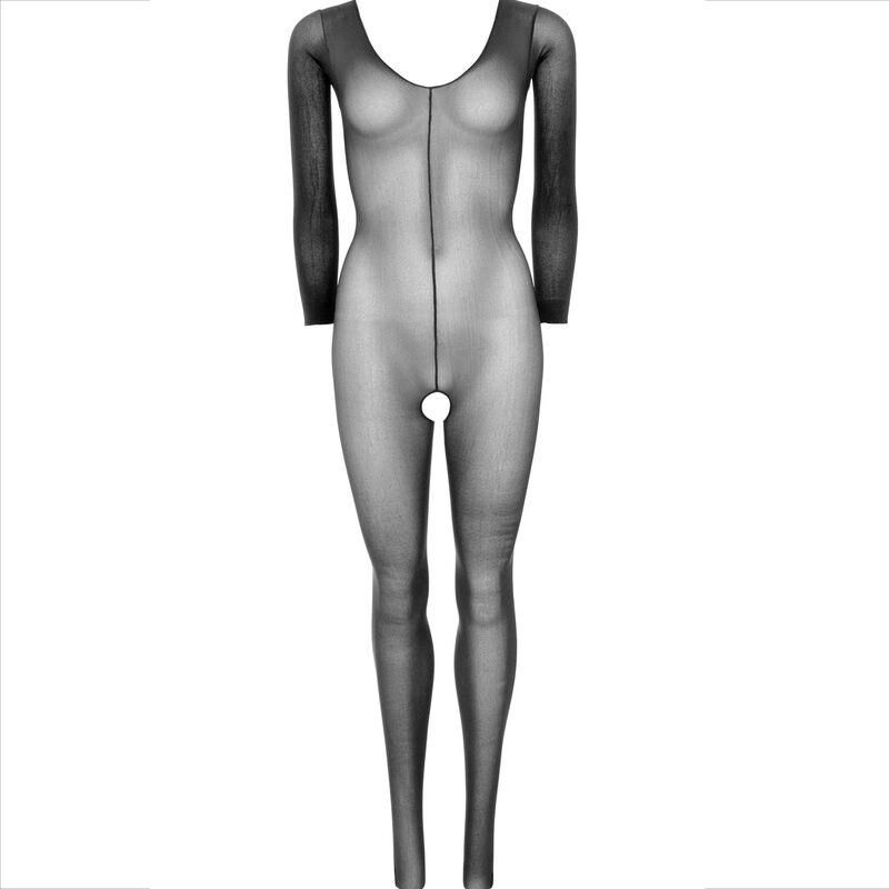 Bodystocking Langarm Schwarz