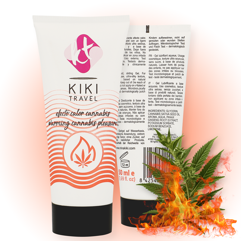 KIKÍ TRAVEL - CANNABIS HEISSES EFFEKT-GLEITGEL 50 ML