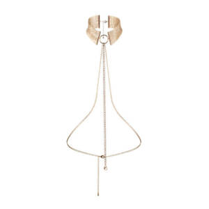 BIJOUX - DÉSIR MÉTALLIQUE Goldene Metallic-Halskette
