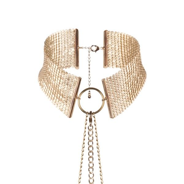 BIJOUX - DÉSIR MÉTALLIQUE Goldene Metallic-Halskette