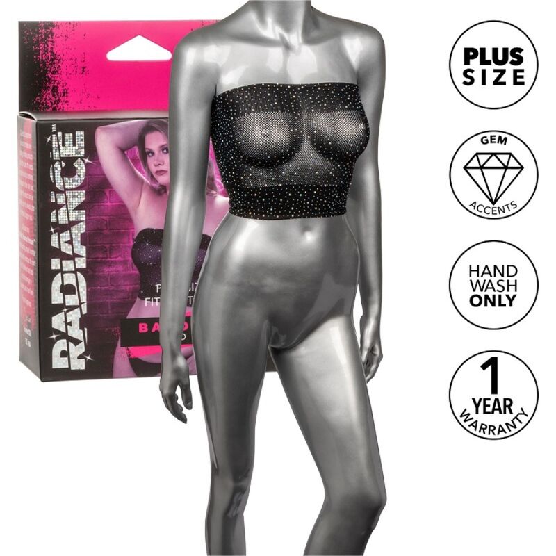 CALEXOTICS - RADIANCE BANDEAU TOP RHINE ÜBERGRÖSSE