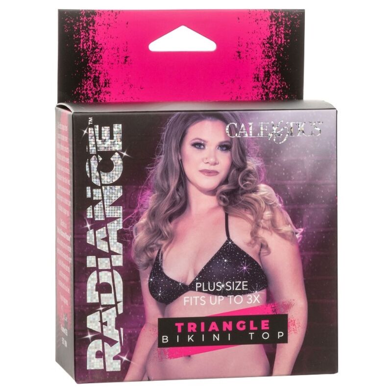 CALEXOTICS - RADIANCE TRIANGLE BIKINI OBERTEIL RHINE PLUS GRÖSSE