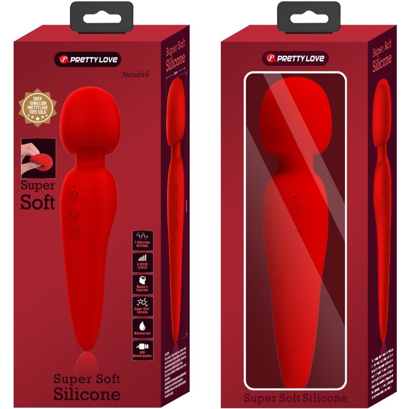 PRETTY LOVE - MEREDITH MASSAGER 12 VIBRATIONS-MODI ROT