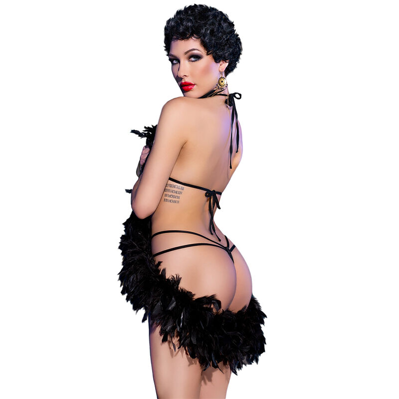 CHILIROSE - CR 4479 Bodysuit mit schrittfreiem Blau S/M
