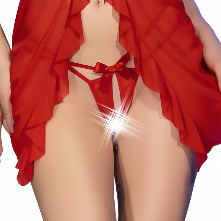 CHILIROSE - CR 4696 Babydoll & Tanga, Schwarz