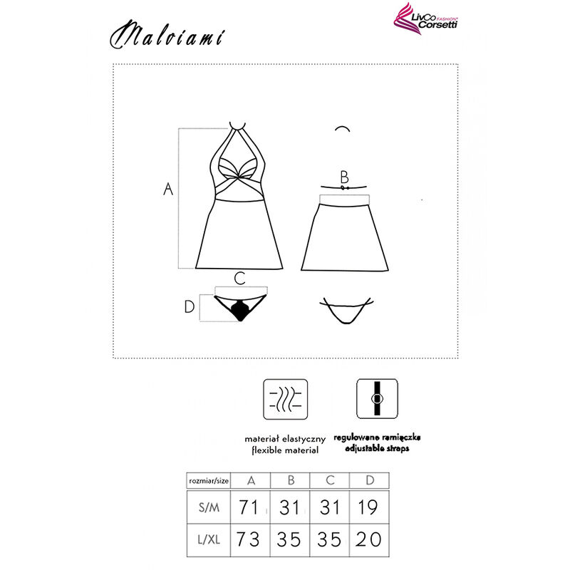MALVIAMI LC 90625 Hemd + Hose Schwarz