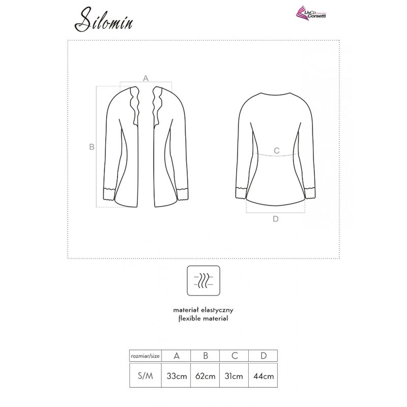 SILOMIN LC 1401 BODY + KLEID Schwarz Einheitsgröße