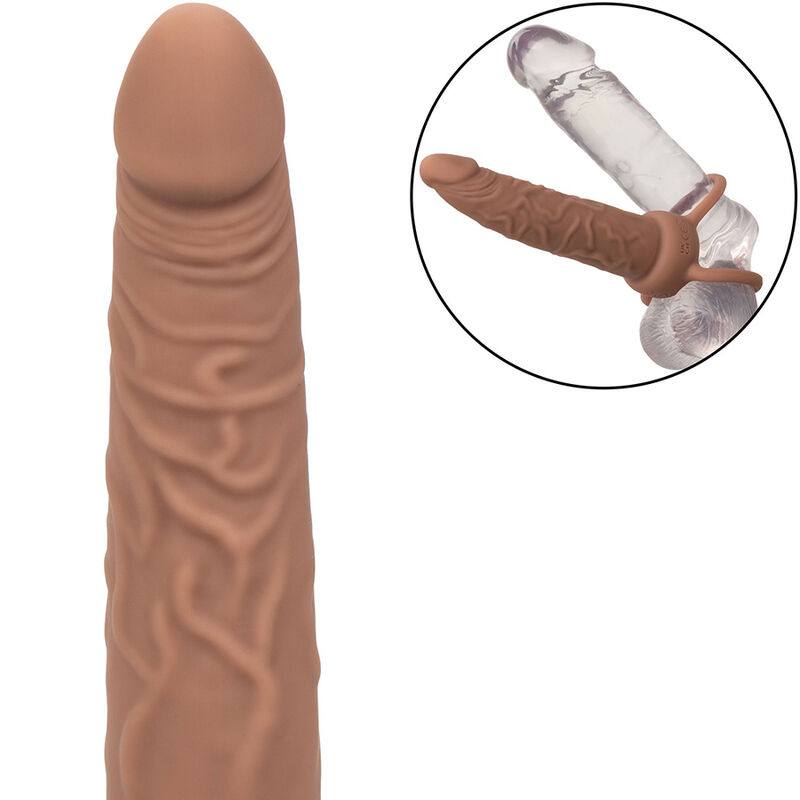 CALEXOTICS - PERFORMANCE MAXX wiederaufladbarer Dual-Penetrator, Braun