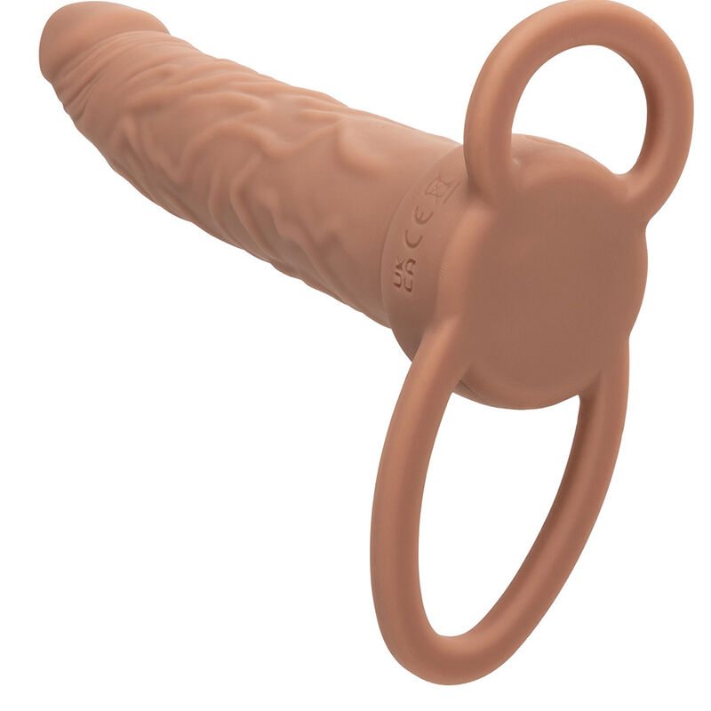 CALEXOTICS - PERFORMANCE MAXX wiederaufladbarer Dual-Penetrator, Braun
