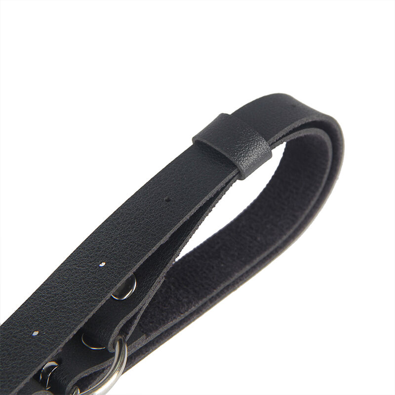 SUBBLIME - Ledergürtel-Harness Schwarz Eine Größe