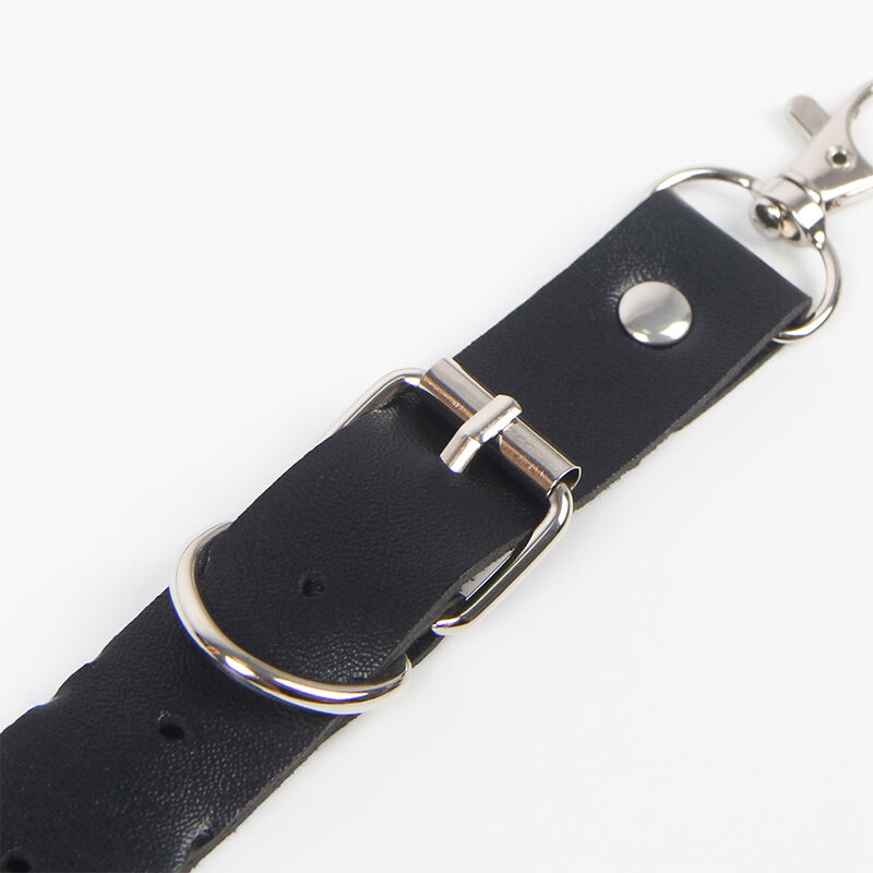 SUBBLIME - Gürtel und Strumpfband mit Ringen und Kette, Einheitsgröße