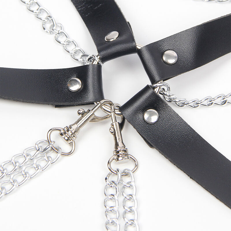 SUBBLIME - Harness-BH mit Kettendetails, eine Größe