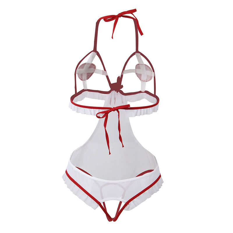 SUBBLIME - SEXY KRANKENSCHWESTERKOSTÜM MIT SCHRITTFREIEM ÄRMEL L/XL