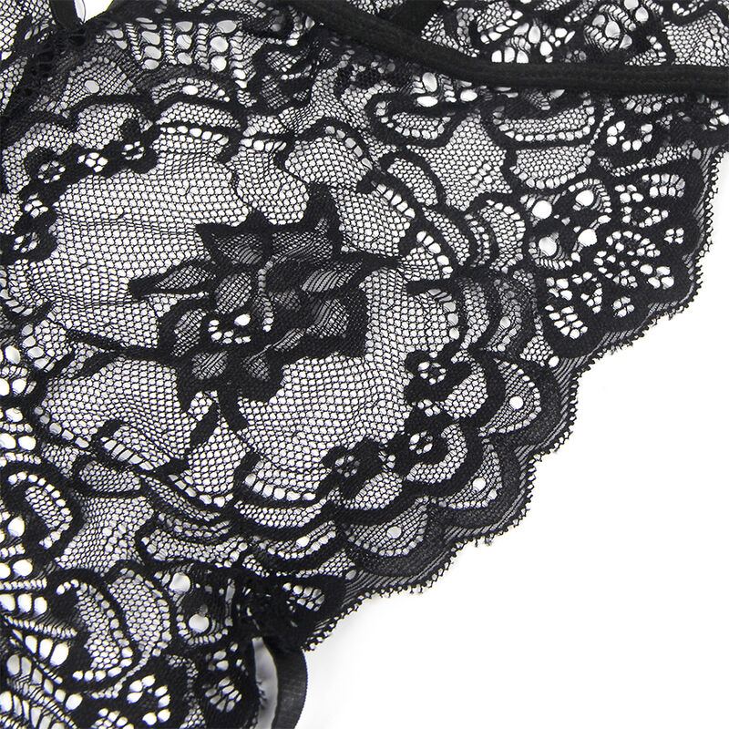 SUBBLIME - Spitzenbody Polizeikostüm Schwarz L/XL