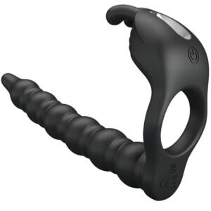 PRETTY LOVE - BLACKNEY Penisring mit Vibrator-Plug