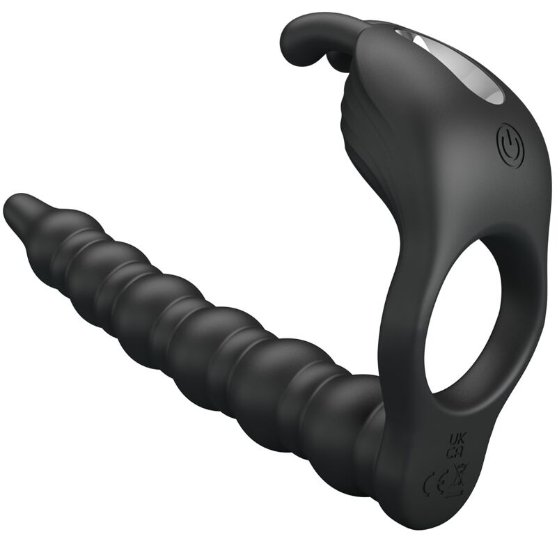 PRETTY LOVE - BLACKNEY Penisring mit Vibrator-Plug