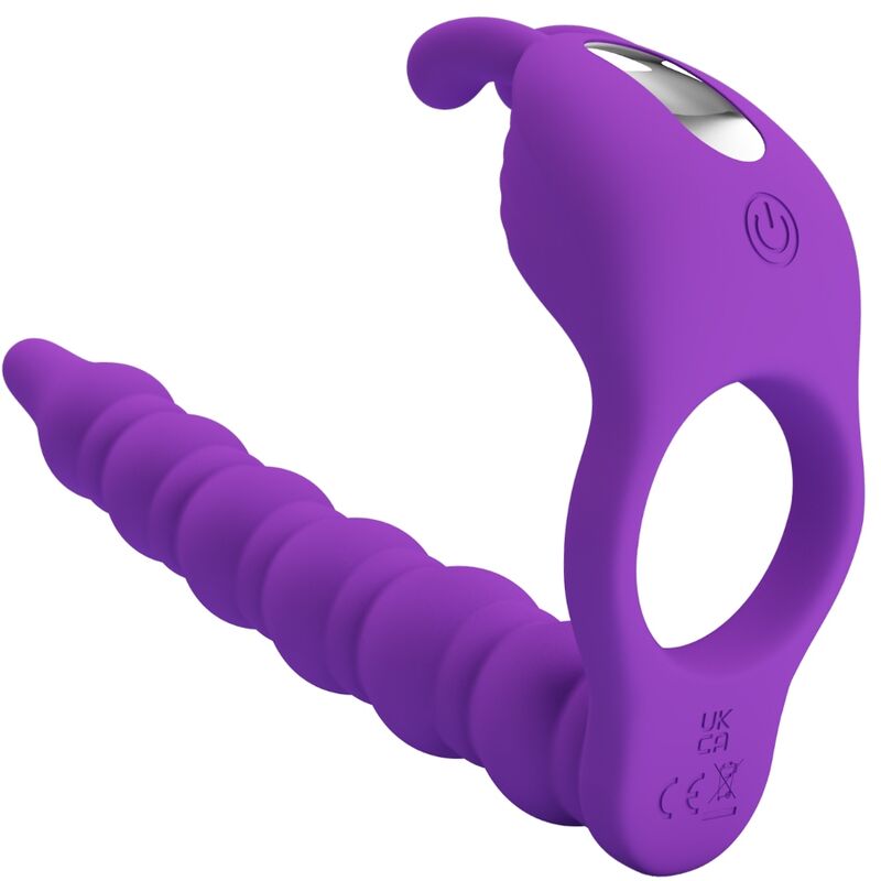 PRETTY LOVE - BLACKNEY Penisring mit Vibrator-Plug
