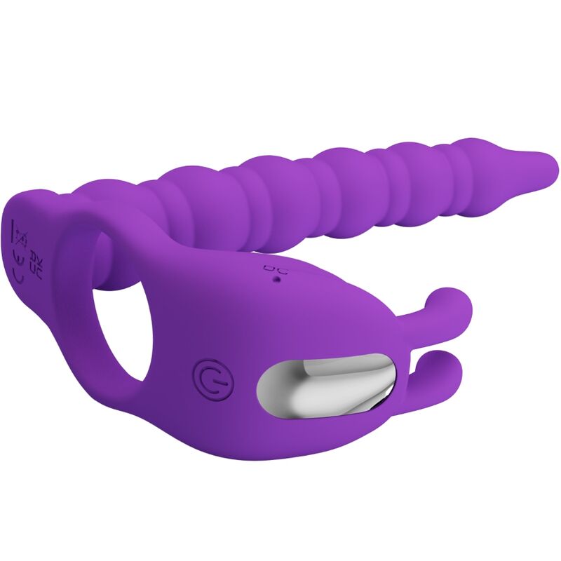 PRETTY LOVE - BLACKNEY Penisring mit Vibrator-Plug