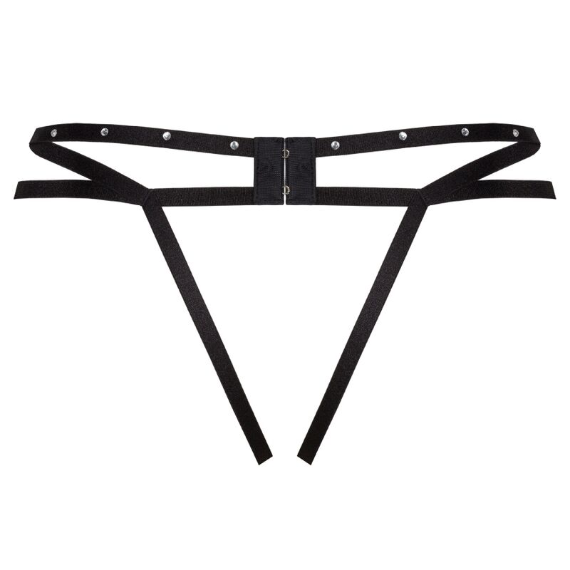 NOMADE TANGA MIT SCHRITTFREIEN SCHWARZ