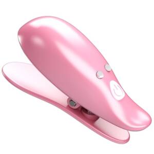PRETTY LOVE - LEAF VIBRIERENDE NIPPELKLEMMEN PINK