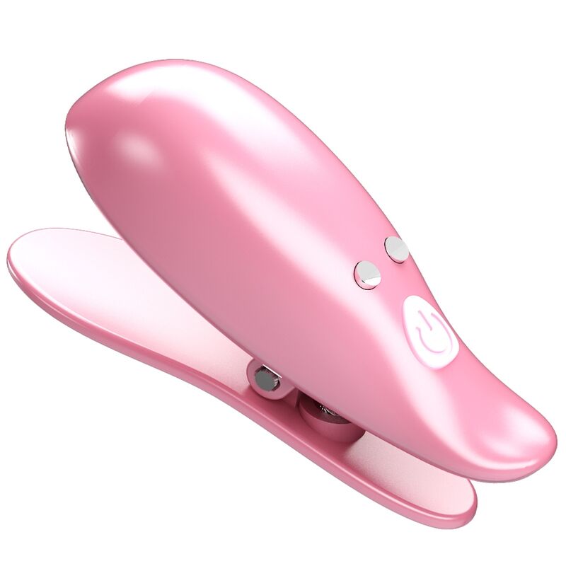 PRETTY LOVE - LEAF VIBRIERENDE NIPPELKLEMMEN PINK