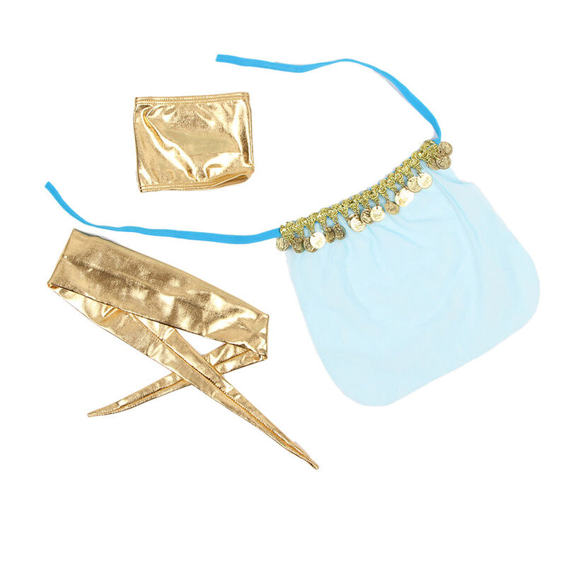 SUBBLIME - Blaues Dessous-Set im indischen Stil S/M