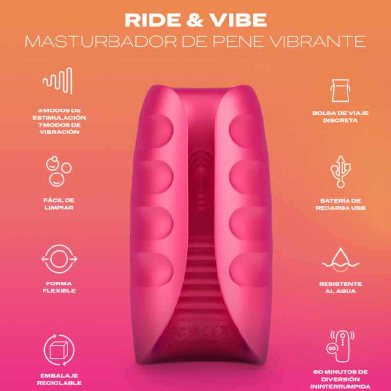 DUREX - TOY RIDE & VIBE VIBRATOR-MASTURBATOR