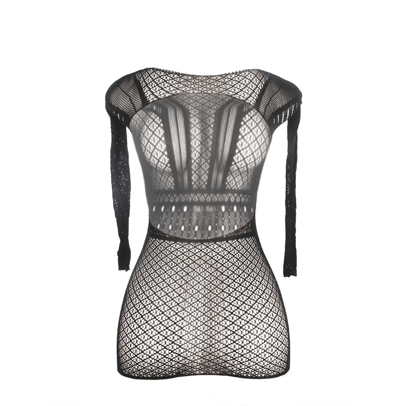 SUBBLIME - 951931 Kurzes Netzkleid mit nacktem Rücken, eine Größe