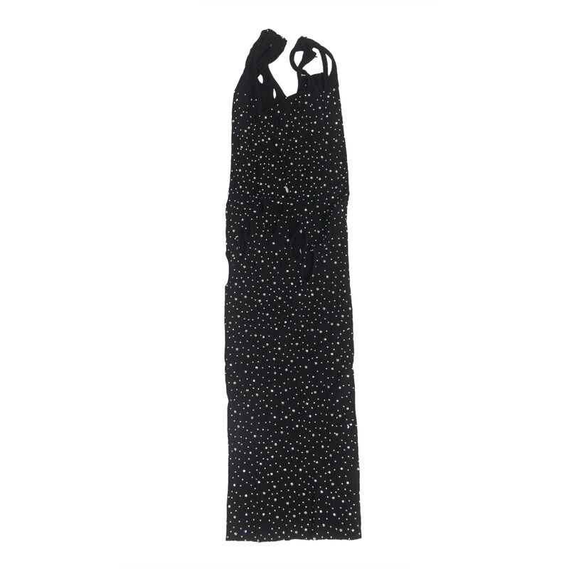 SUBBLIME - 952198 Netz-Kleid mit brillanten Diamanten Schwarz Eine Größe