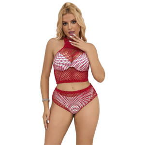 SUBBLIME - 952402 Netzset mit rosa Diamanten, eine Größe
