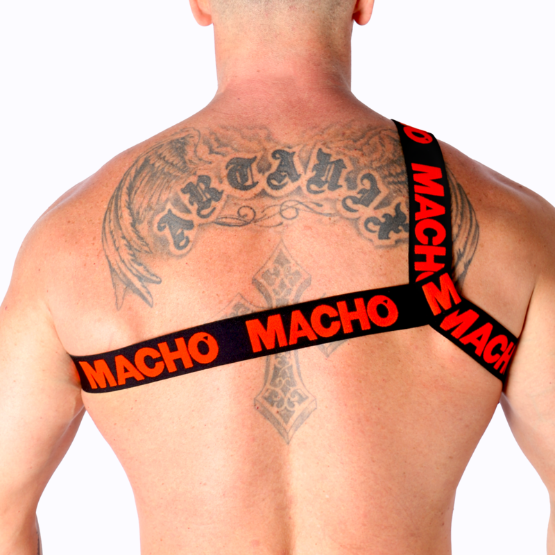 MACHO - Römisches Harness Rot L/XL
