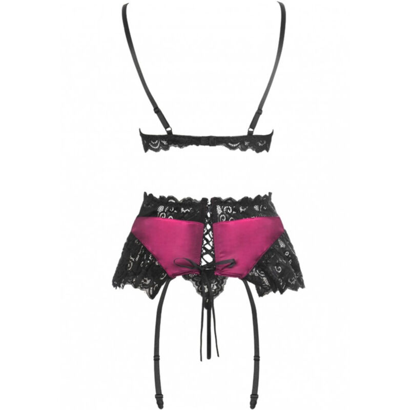 LIVCO CORSETTI FASHION - NAHIR LC 20214 BH + Höschen + Strumpfgürtel