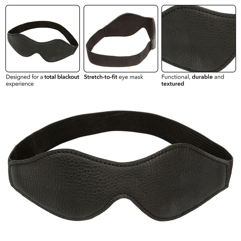 CALEXOTICS - NOCTURNAL Augenmaske PVC Leder Schwarz