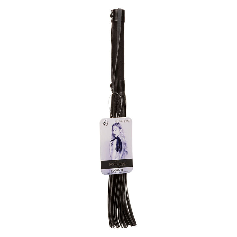 CALEXOTICS - NOCTURNAL FLOGGER LEATHER SCHWARZ