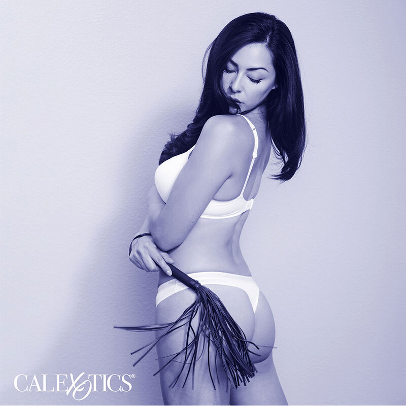 CALEXOTICS - NOCTURNAL FLOGGER LEATHER SCHWARZ